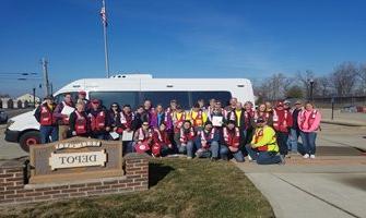 Red Cross Tell City Fire Department team up for "Sound the Alarm" installing free smoke alarms